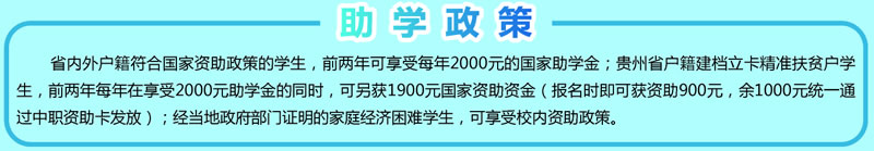 贵州中医药职业学校助学政策