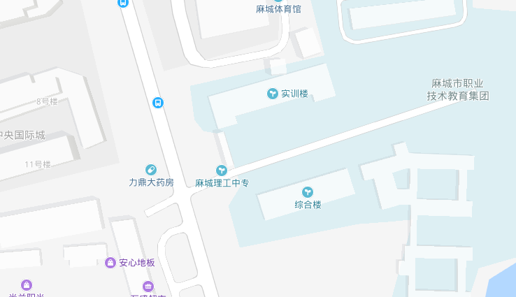 麻城理工学校位置地图