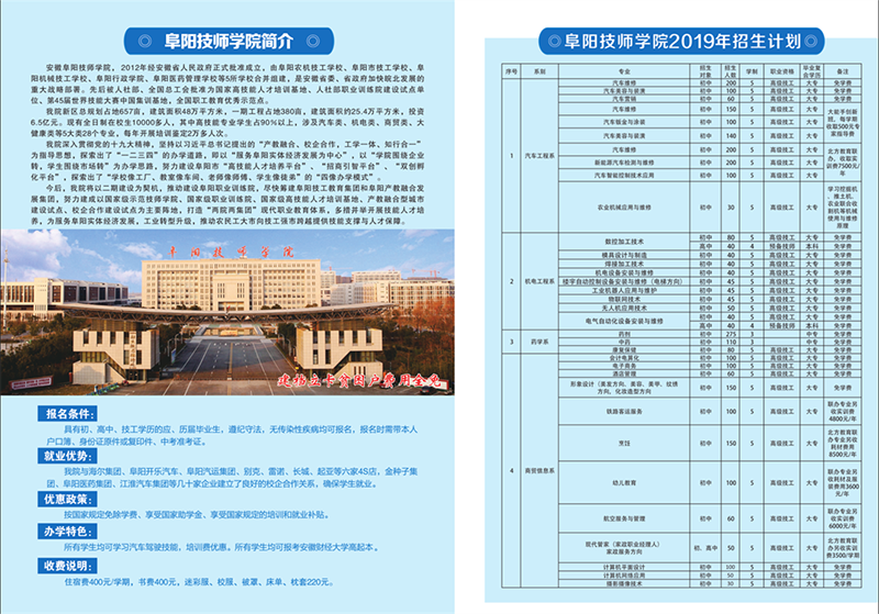 安徽阜阳技师学院
