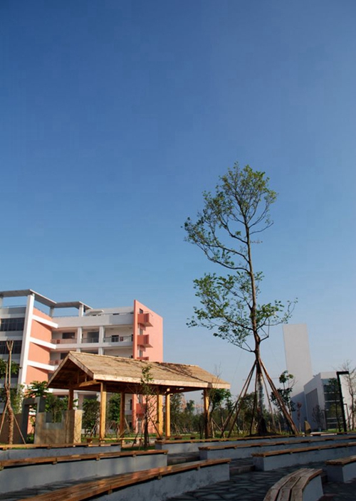 成都树德中学光华校区校园风光