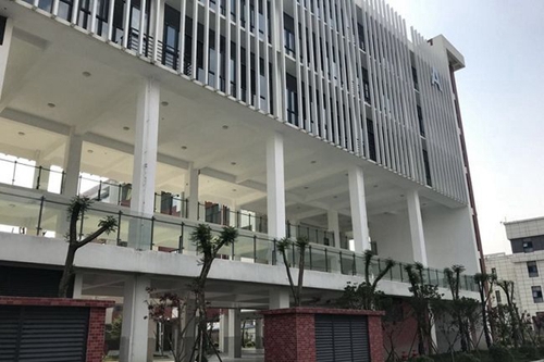 北二外成都附中校园一角