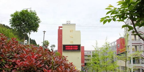 三台县芦溪中学校园环境