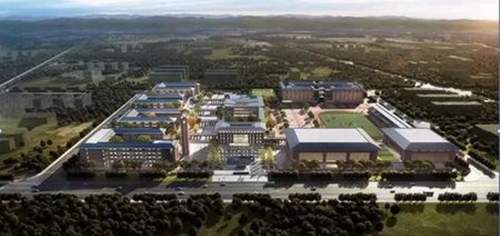 四川省广汉中学广汉中学全景鸟瞰图