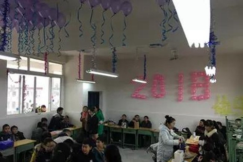 简阳市养马中学班级活动