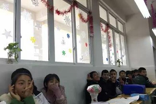 简阳市养马中学班级活动2