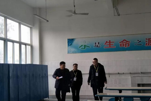 简阳市养马中学食堂检查