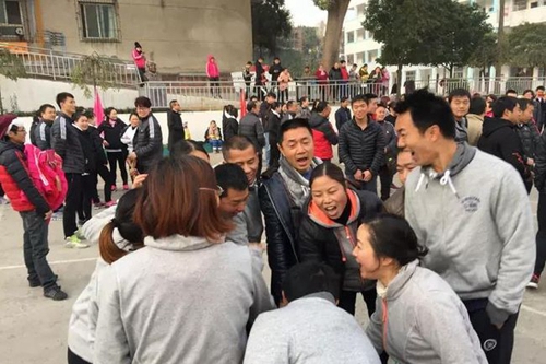 简阳市养马中学校园活动