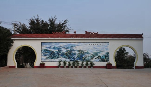 简阳市贾家中学校园一角