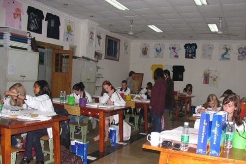 成都市盐道街外语学校艺术课堂