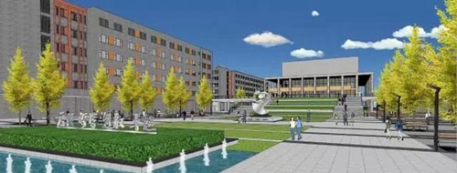 成都市实验外国语学校图书馆大楼2
