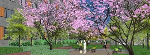 成都市实验外国语学校校园一隅2