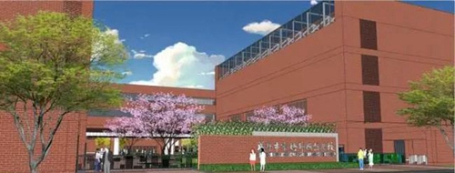 成都市实验外国语学校新校区侧门