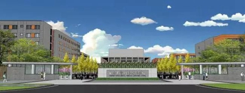 成都市实验外国语学校新校区大门