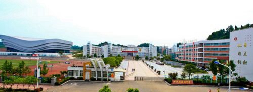 蓬溪中学全景图