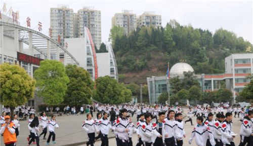 蓬溪中学校园风光