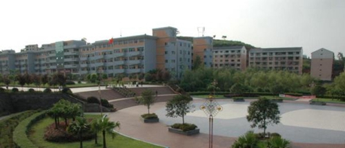 大英中学校园一角