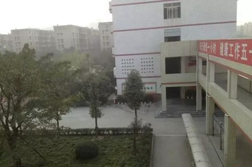 四川省成都市龙泉第二中学学校一角