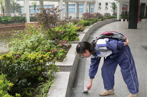 四川省成都市龙泉中学校校园是我家