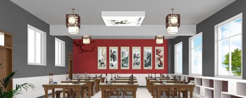 四川省新津中学美术（国画室）