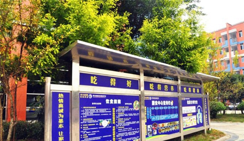 射洪绿然国际学校校园一角2