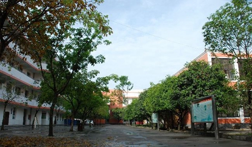四川省大邑中学秋日校园