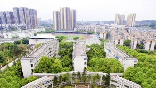 乐山一中校园风光