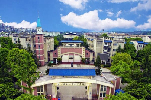 乐山一中校园风光1