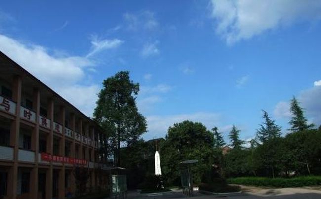 资阳伍隍中学学校风景