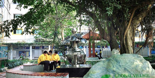成都高新实验中学校园环境