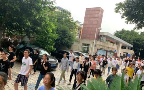 成都高新实验中学校园日常