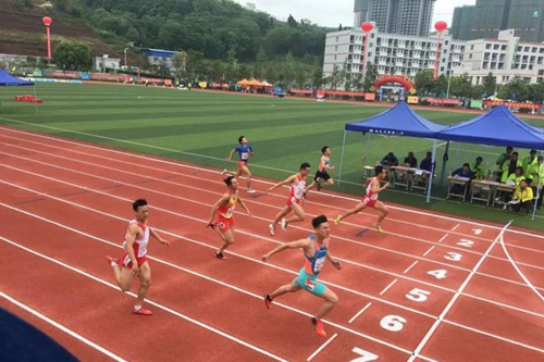 四川大学附属中学(成都12中)100米决赛