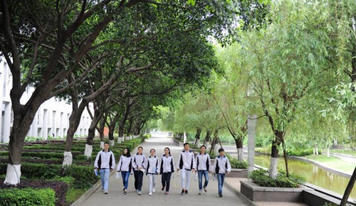 成都市新都香城中学学生风采