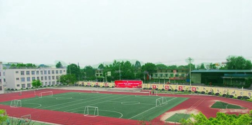 成都市青白江中学运动场