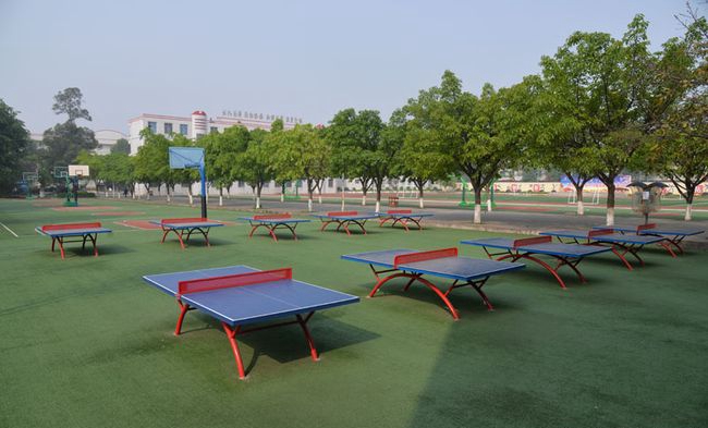 成都市青白江中学校园运动角