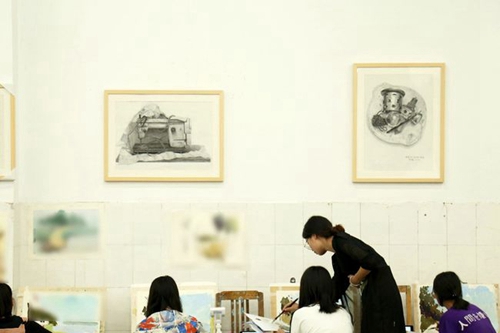 成都老鹰画室学生课堂