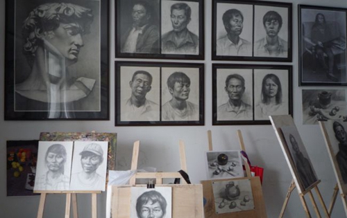 成都一刘画室美术高考培训优秀作品