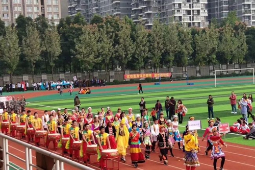 成都树德中学国际部(光华校区)运动会盛况