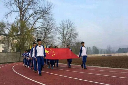 阆中市柏垭中学运动会