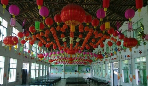 阆中市柏垭中学食堂