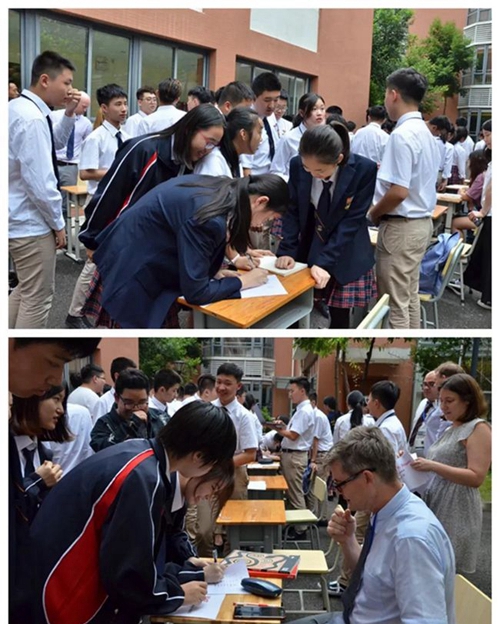 牛津国际公学成都学校选课现场