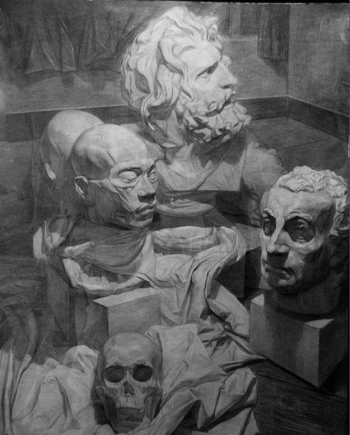 成都艺培画室学生作品1