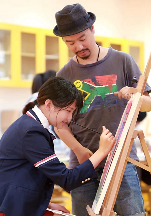 成都美联国际高中绘画