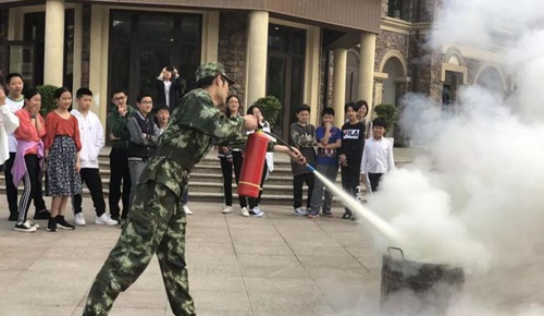 成都协同国际学校消防演练2
