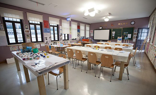 成都安仁孔裔外国语学校（成都宏文学校）教室