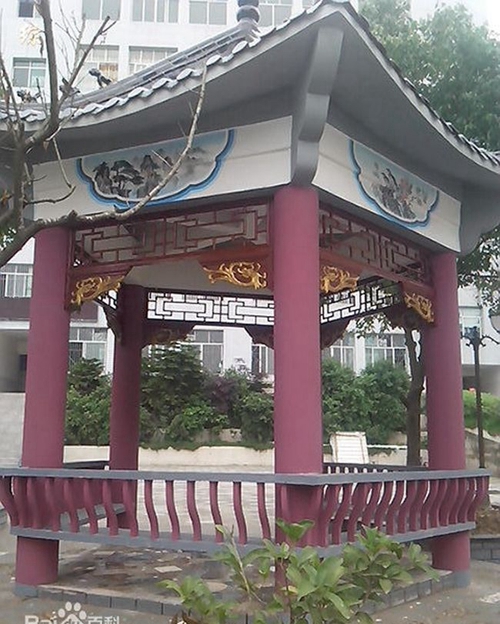 营山双河中学亭子