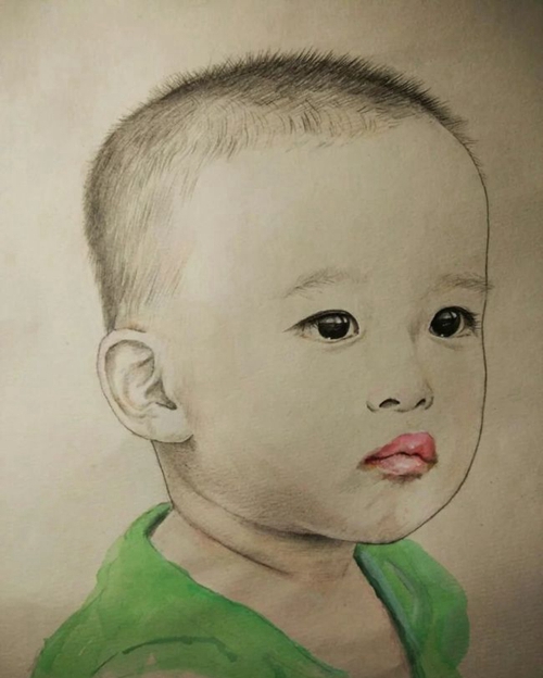 成都青白江源木画室学生作品6
