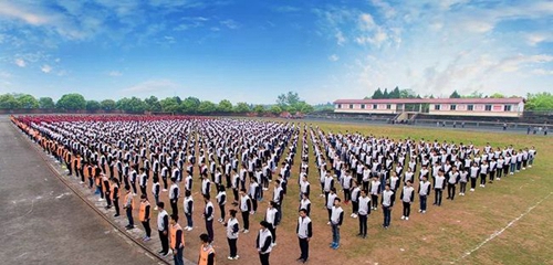 成都高新三岔中学课间操