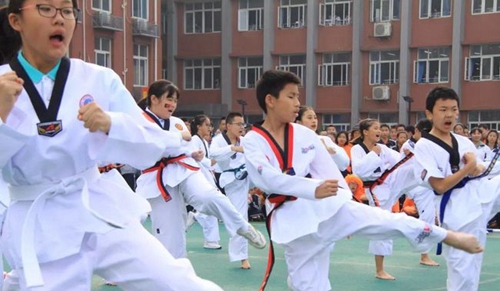 四川师范大学附属中学外国语学校跆拳道
