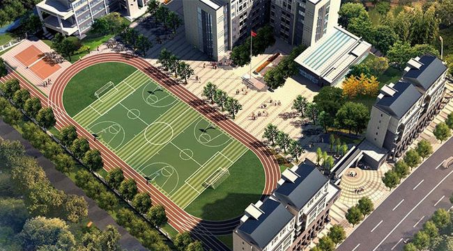 都江堰育才学校校园风光