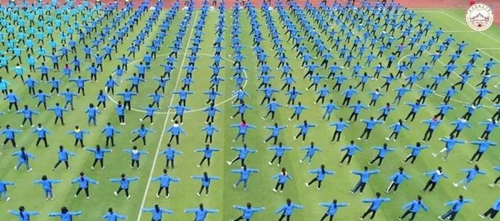 青白江城厢中学广播体操2